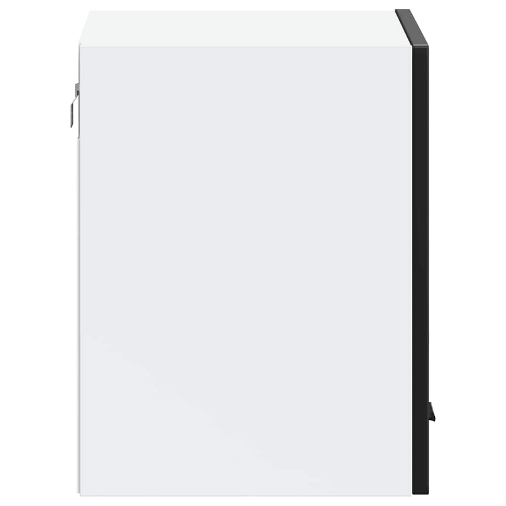 Kitchen Wall Cabinet Porto Black Engineered Wood